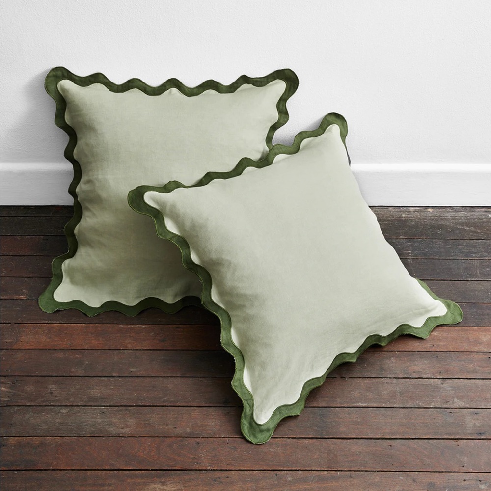 NFS - Bed Threads Scalloped European Pillowcases